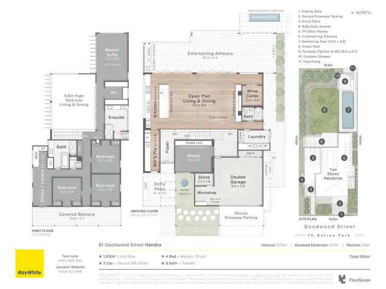 Floorplan of Homely house listing, 61 Goodwood Street, Hendra QLD 4011