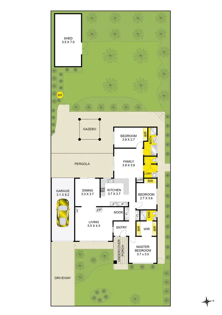 Floorplan of Homely house listing, 2 Meda Court, Grovedale VIC 3216
