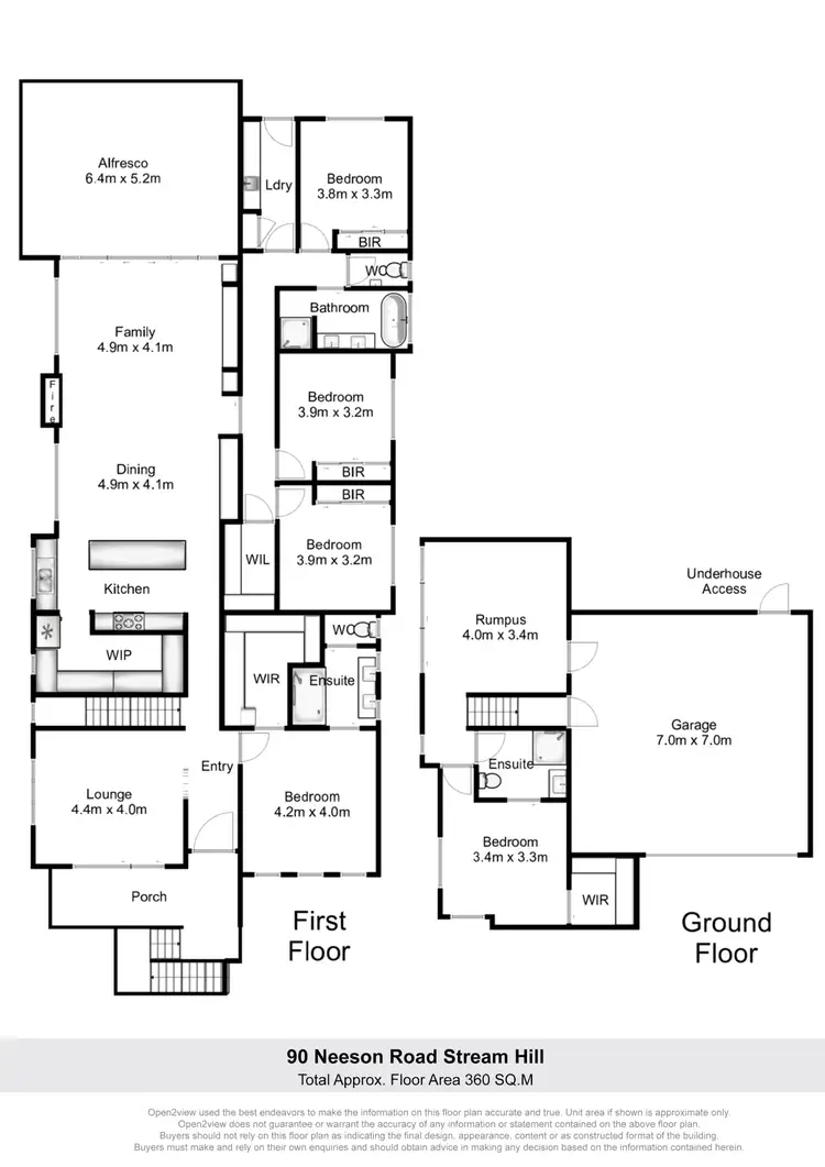 Floorplan of Homely house listing, 90 Neeson Road, Stream Hill NSW 2526