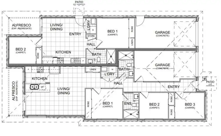 Floorplan of Homely house listing, 20B Waterway Crescent, Hillcrest QLD 4118