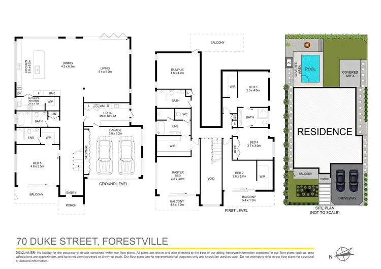 Floorplan of Homely house listing, 70 Duke Street, Forestville NSW 2087