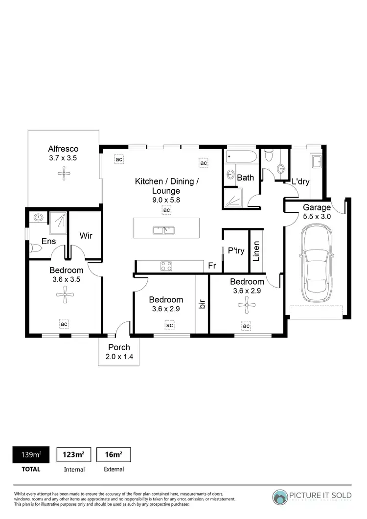 Floorplan of Homely house listing, 1B Worthley Road, Findon SA 5023