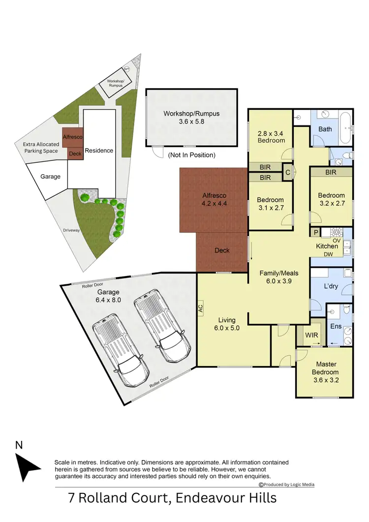 Floorplan of Homely house listing, 7 Rolland Court, Endeavour Hills VIC 3802