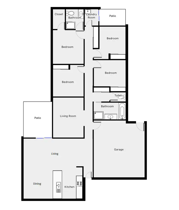 Floorplan of Homely house listing, 1 Lachlan Court, Mildura VIC 3500