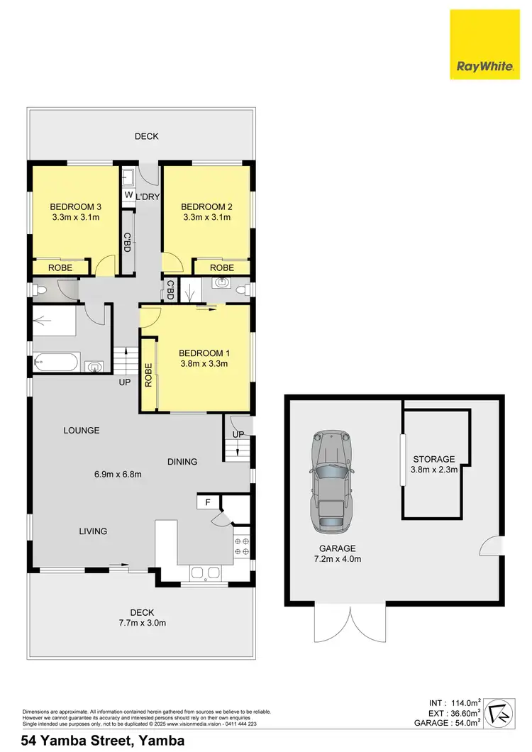 Floorplan of Homely house listing, 54 Yamba Street, Yamba NSW 2464