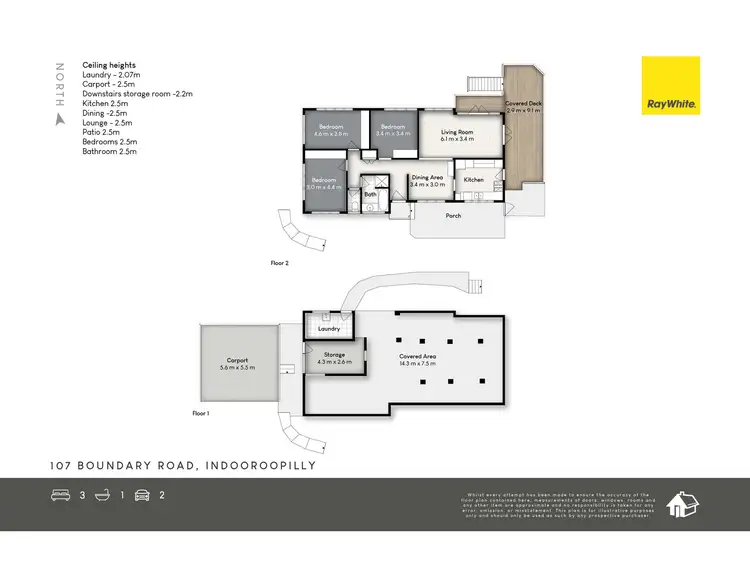 Floorplan of Homely house listing, 107 Boundary Road, Indooroopilly QLD 4068