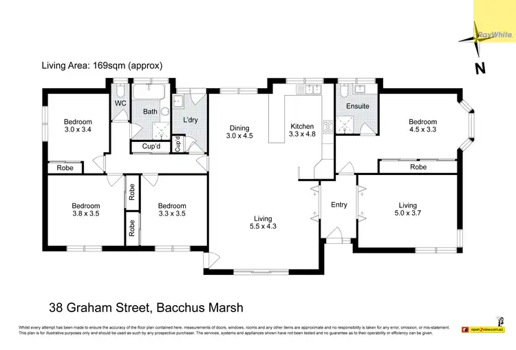 Floorplan of Homely house listing, 38 Graham Street, Bacchus Marsh VIC 3340