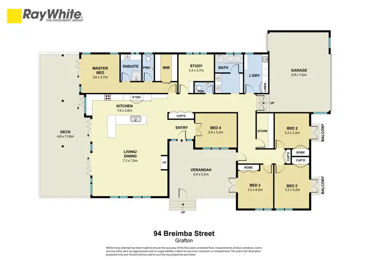 Floorplan of Homely house listing, 94 Breimba Street, Grafton NSW 2460