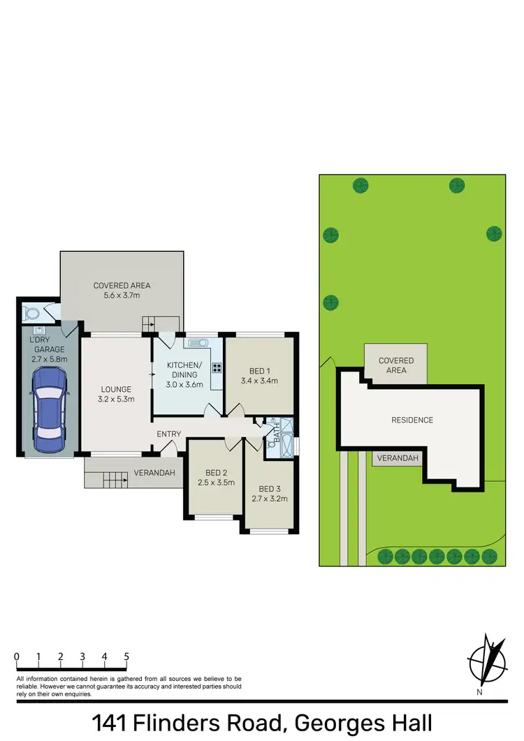 Floorplan of Homely house listing, 141 Flinders Road, Georges Hall NSW 2198