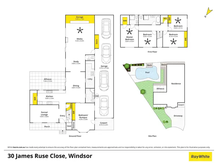 Floorplan of Homely house listing, 30 James Ruse Close, Windsor NSW 2756