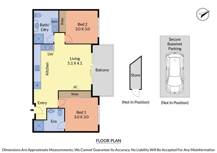 Floorplan of Homely apartment listing, 205/10 Alfrick Road, Croydon VIC 3136