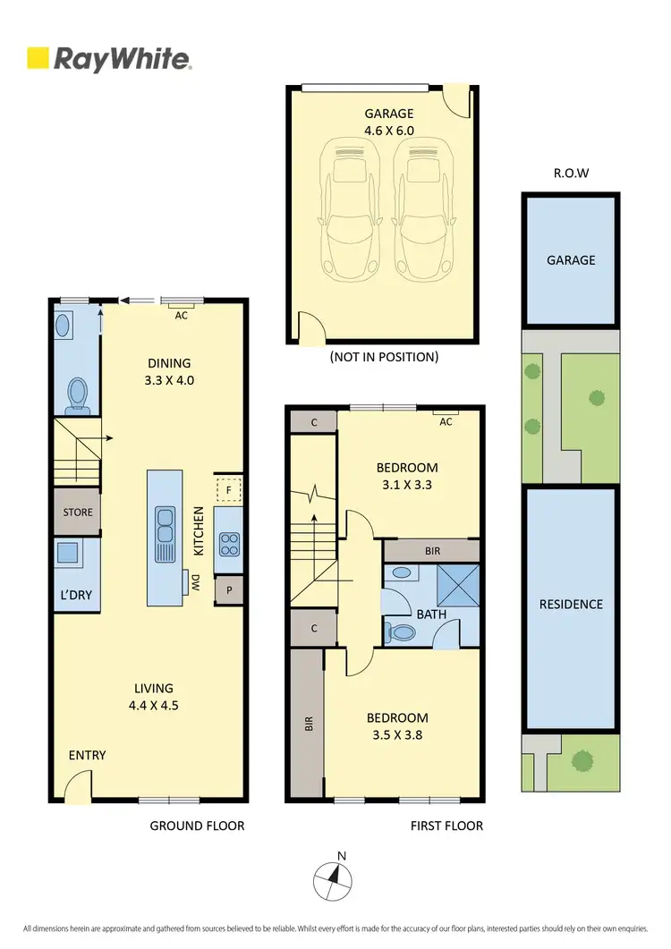 Floorplan of Homely townhouse listing, 26 Penhall Drive, Craigieburn VIC 3064