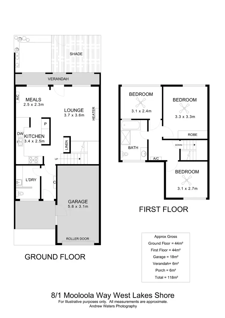 Floorplan of Homely house listing, 8/1 Mooloola Way, West Lakes Shore SA 5020