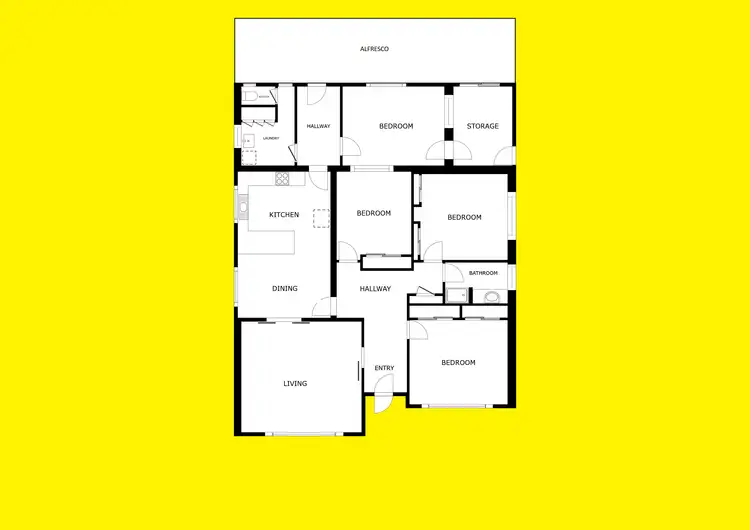 Floorplan of Homely house listing, 252 Ninth Street, Mildura VIC 3500