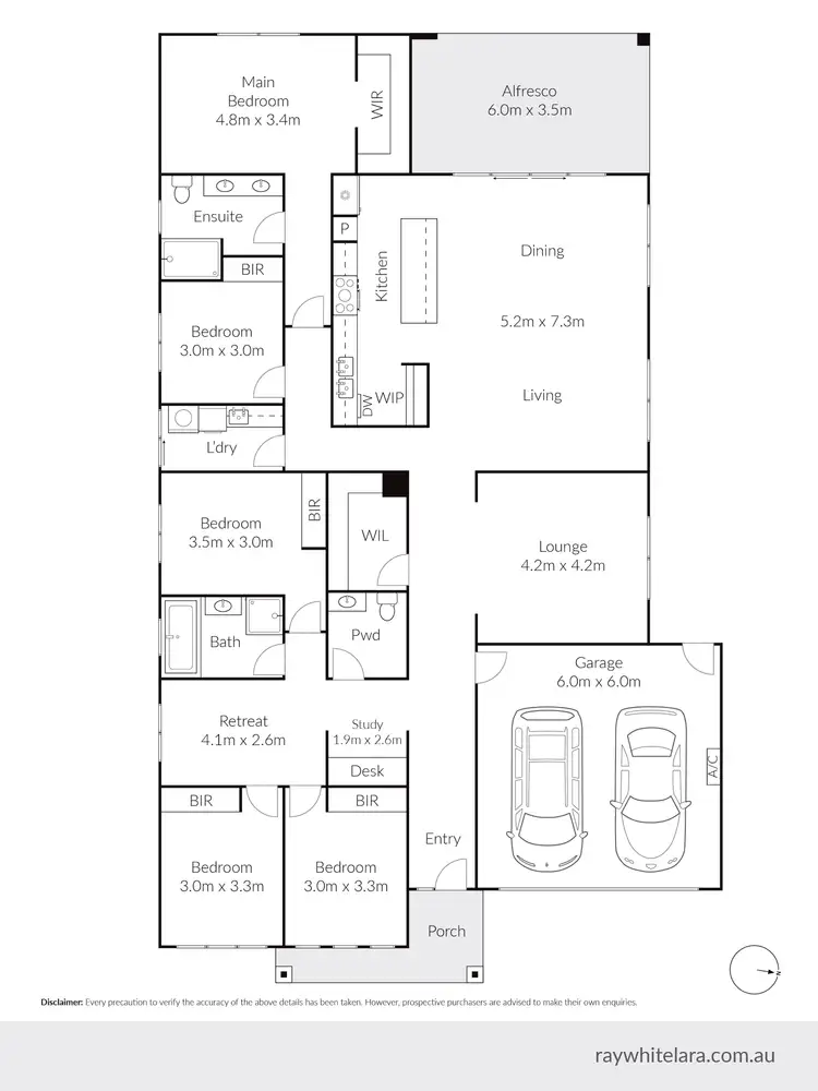 Floorplan of Homely house listing, 463 O'Hallorans Road, Lara VIC 3212