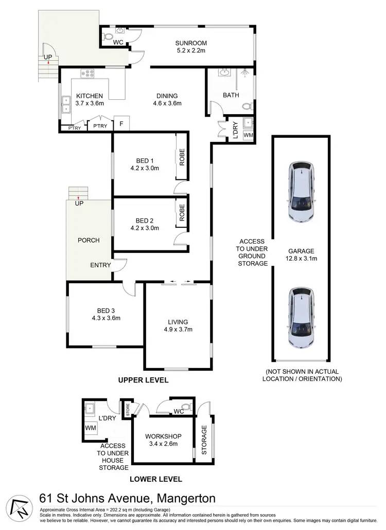 Floorplan of Homely house listing, 61 St Johns Avenue, Mangerton NSW 2500