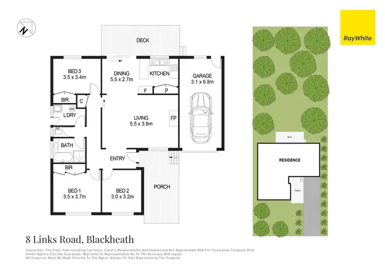 Floorplan of Homely house listing, 8 Links Road, Blackheath NSW 2785