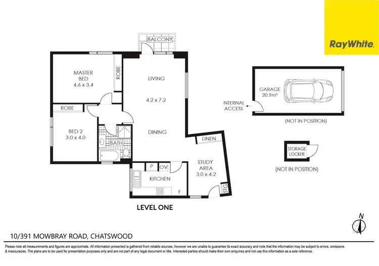 Floorplan of Homely unit listing, 10/391 Mowbray Road, Chatswood NSW 2067