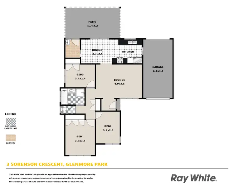 Floorplan of Homely house listing, 3 Sorenson Crescent, Glenmore Park NSW 2745