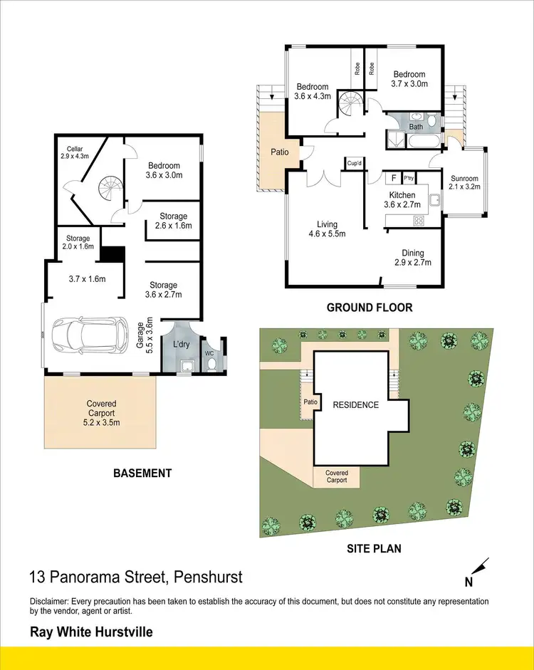 Floorplan of Homely house listing, 13 Panorama Street, Penshurst NSW 2222