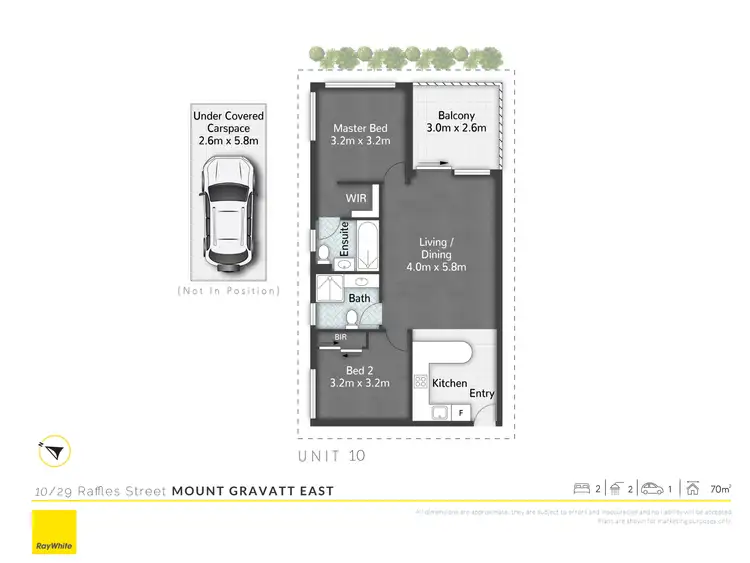 Floorplan of Homely unit listing, 18/29 Raffles Street, Mount Gravatt East QLD 4122