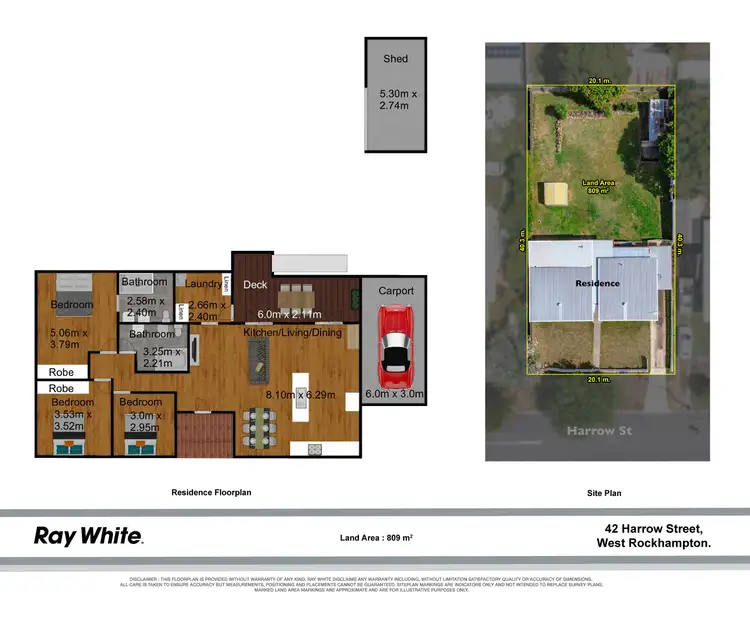 Floorplan of Homely house listing, 42 Harrow Street, West Rockhampton QLD 4700