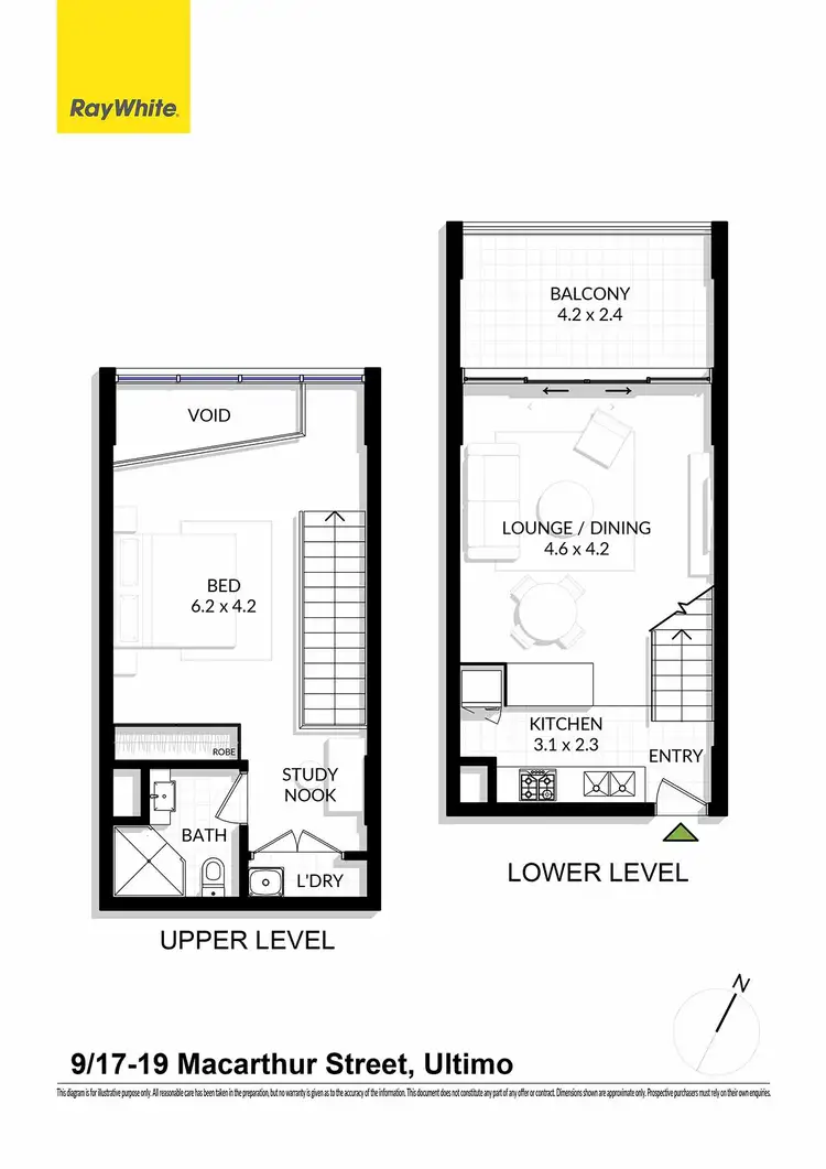 Floorplan of Homely apartment listing, 9/17-19 Macarthur Street, Ultimo NSW 2007