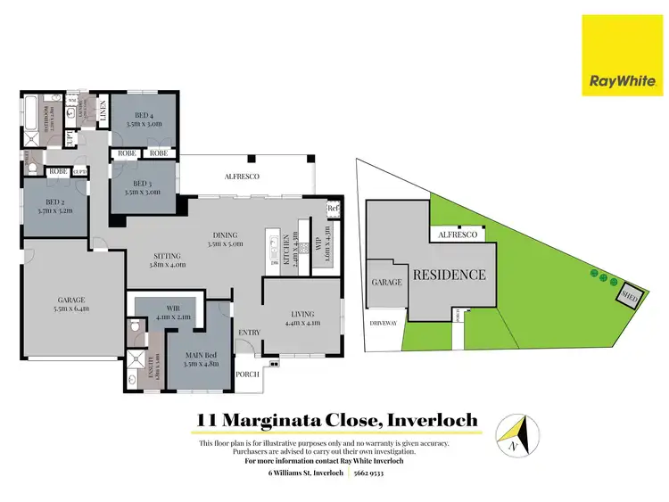 Floorplan of Homely house listing, 11 Marginata Close, Inverloch VIC 3996