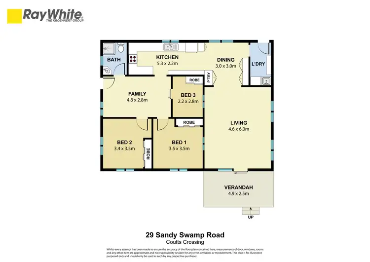 Floorplan of Homely house listing, 29 Sandy Swamp Road, Coutts Crossing NSW 2460