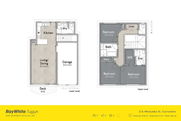 Floorplan of Homely townhouse listing, 2/6 Weeumba Street, Currumbin QLD 4223