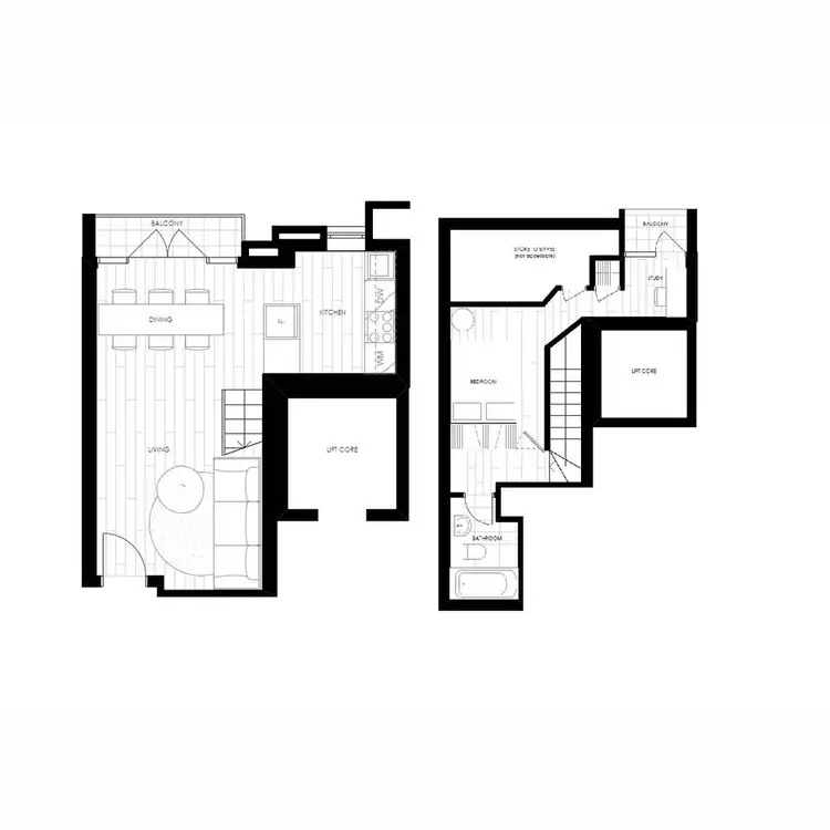 Floorplan of Homely apartment listing, 915/133 Goulburn Street, Surry Hills NSW 2010