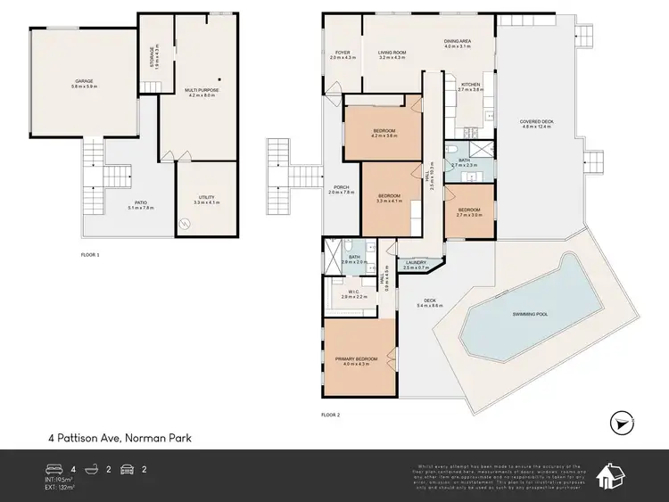 Floorplan of Homely house listing, 4 Pattison Avenue, Norman Park QLD 4170