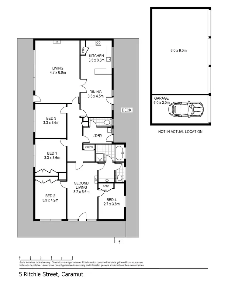 Floorplan of Homely house listing, 5 Ritchie Street, Caramut VIC 3274