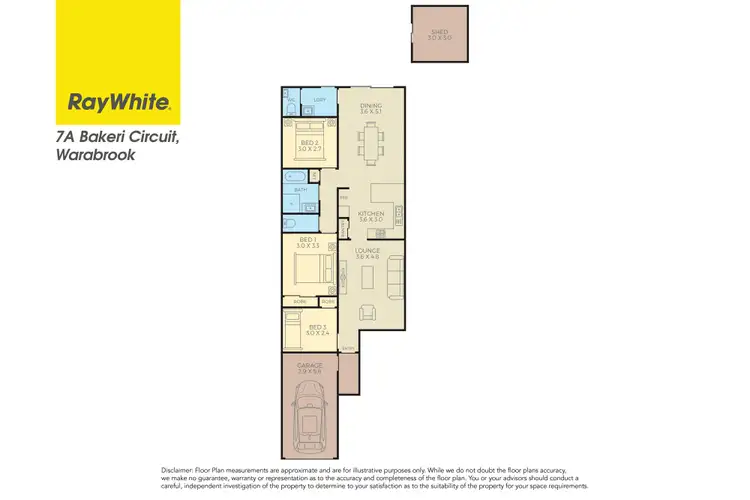 Floorplan of Homely house listing, 7A Bakeri Circuit, Warabrook NSW 2304