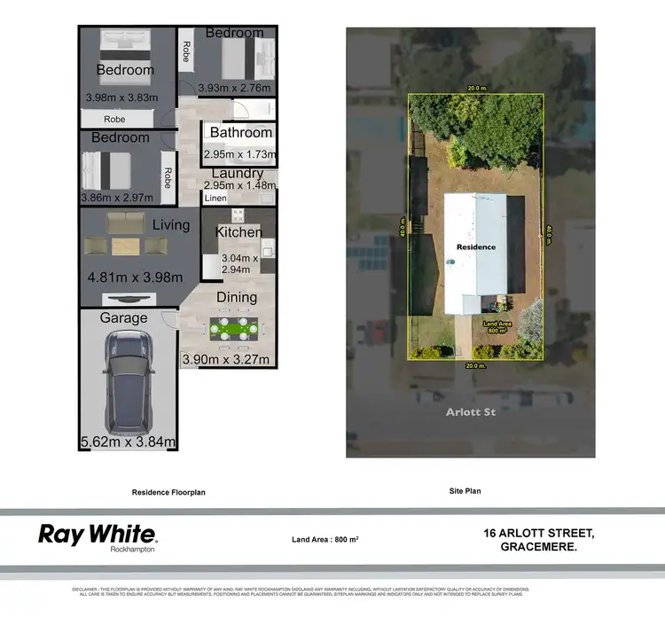 Floorplan of Homely house listing, 16 Arlott Street, Gracemere QLD 4702