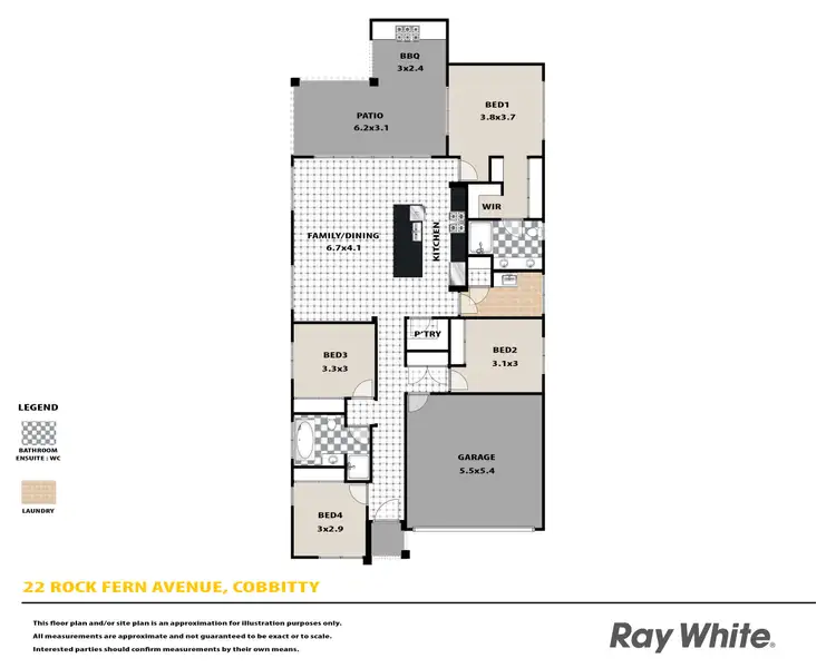 Floorplan of Homely house listing, 22 Rock Fern Avenue, Cobbitty NSW 2570