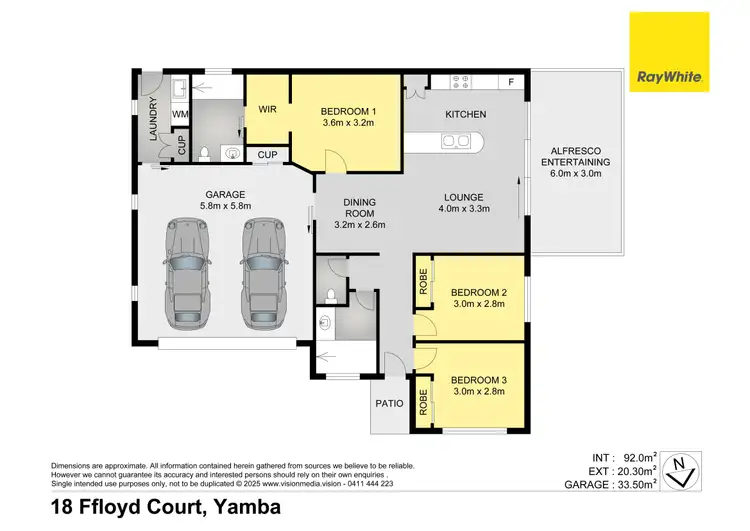 Floorplan of Homely house listing, 18 Ffloyd Court, Yamba NSW 2464