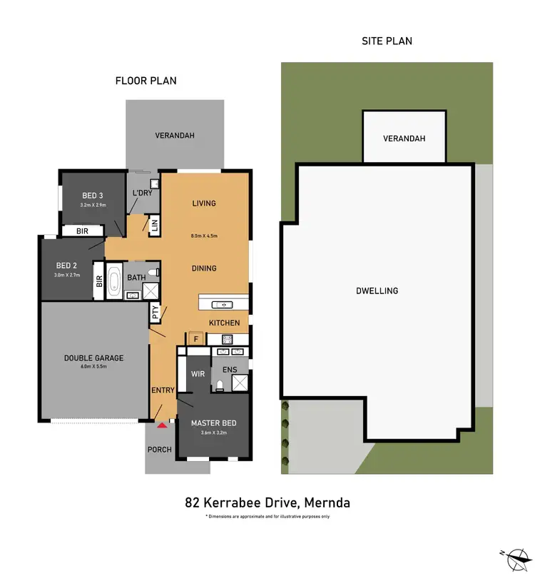 Floorplan of Homely house listing, 82 Kerrabee Drive, Mernda VIC 3754