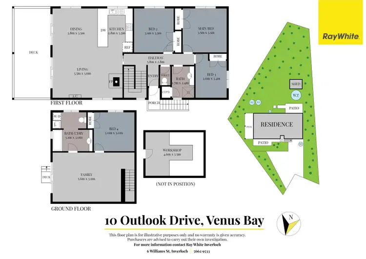 Floorplan of Homely house listing, 10 Outlook Drive, Venus Bay VIC 3956