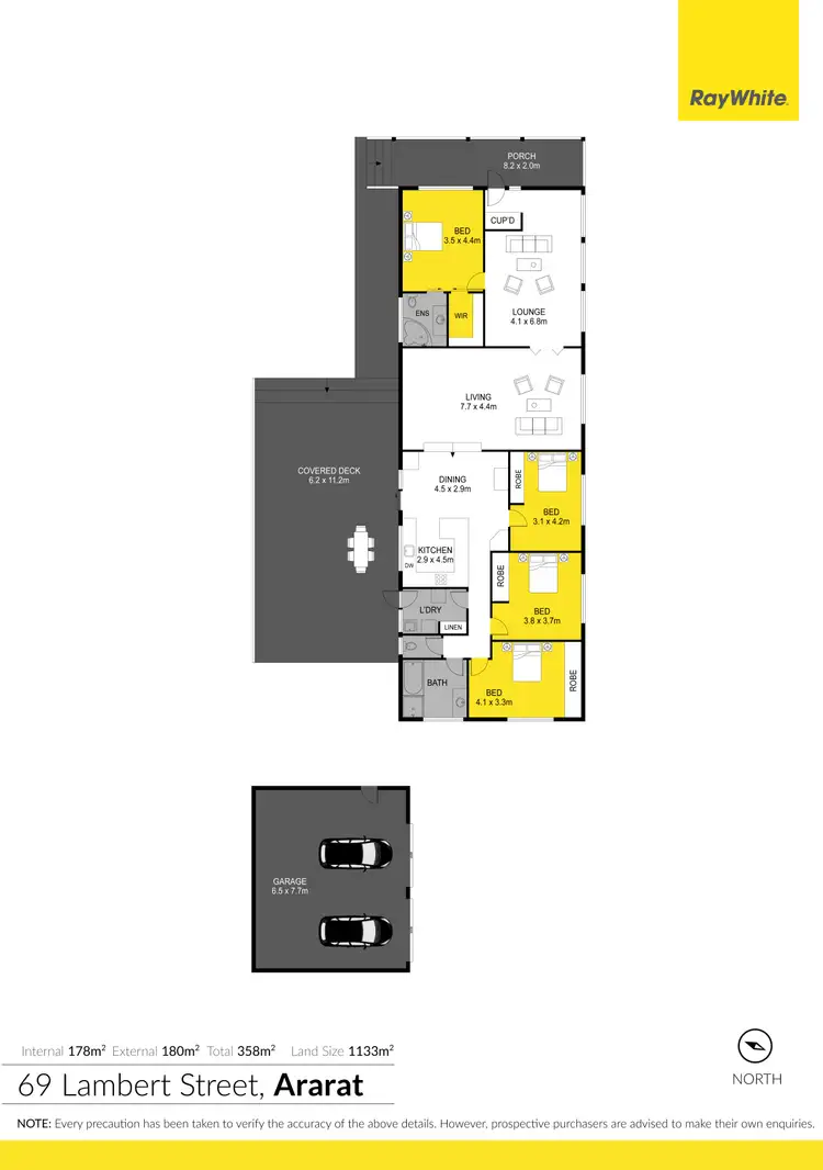 Floorplan of Homely house listing, 69 Lambert Street, Ararat VIC 3377