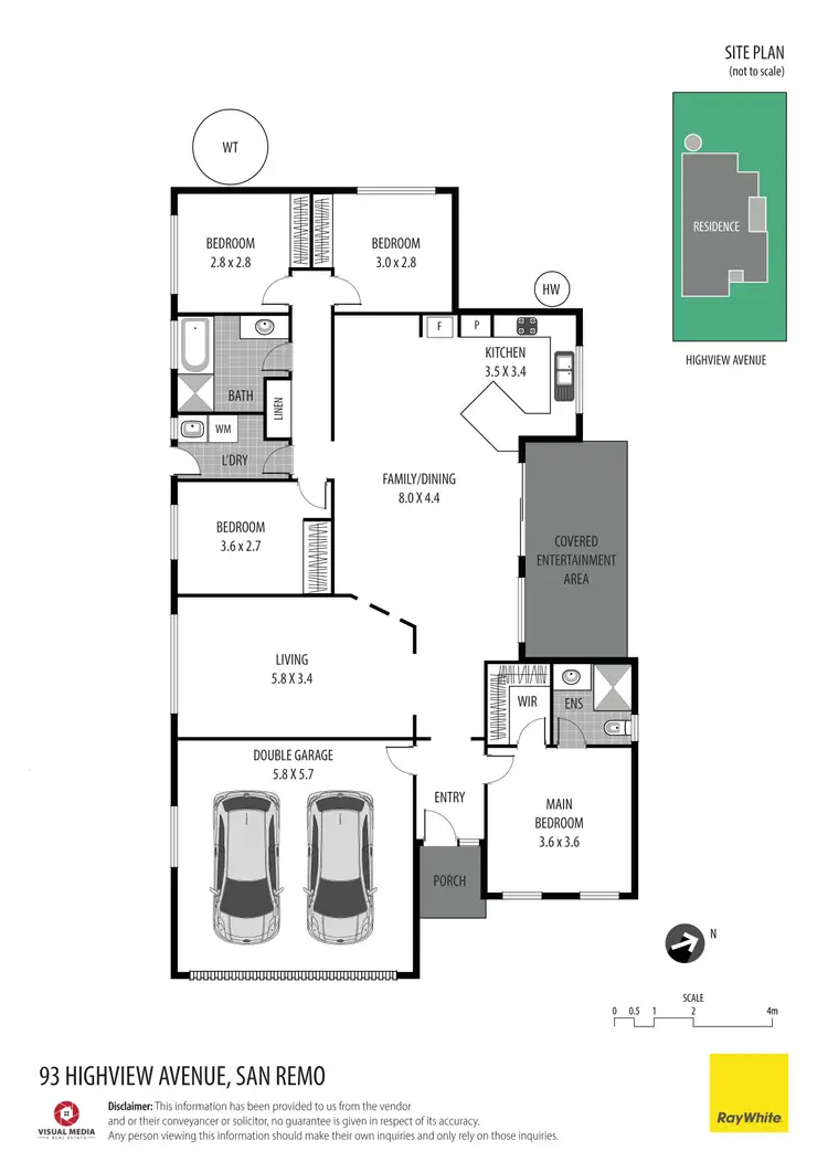 Floorplan of Homely house listing, 93 Highview Avenue, San Remo NSW 2262