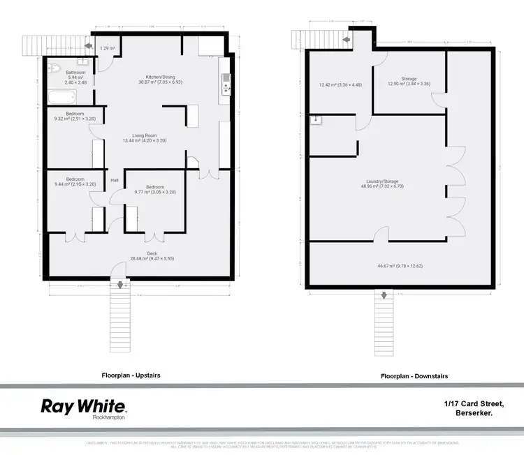 Floorplan of Homely house listing, 1/17 Card Street, Berserker QLD 4701
