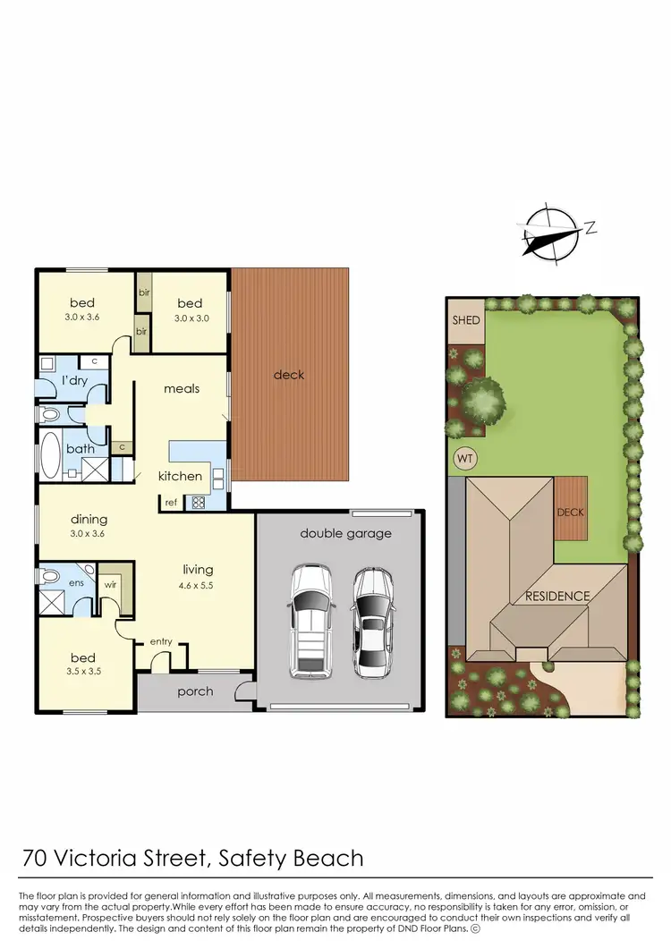 Floorplan of Homely house listing, 70 Victoria Street, Safety Beach VIC 3936