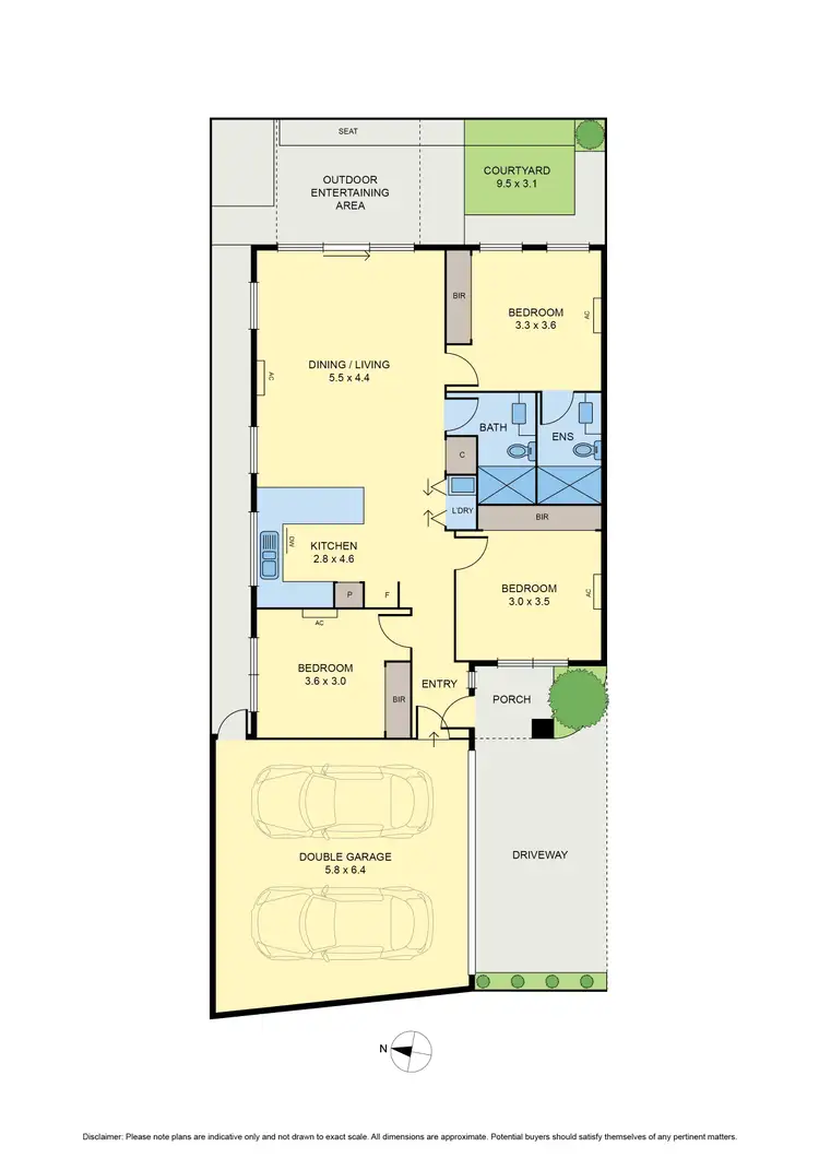 Floorplan of Homely unit listing, 4/16 Albert Street, Oak Park VIC 3046