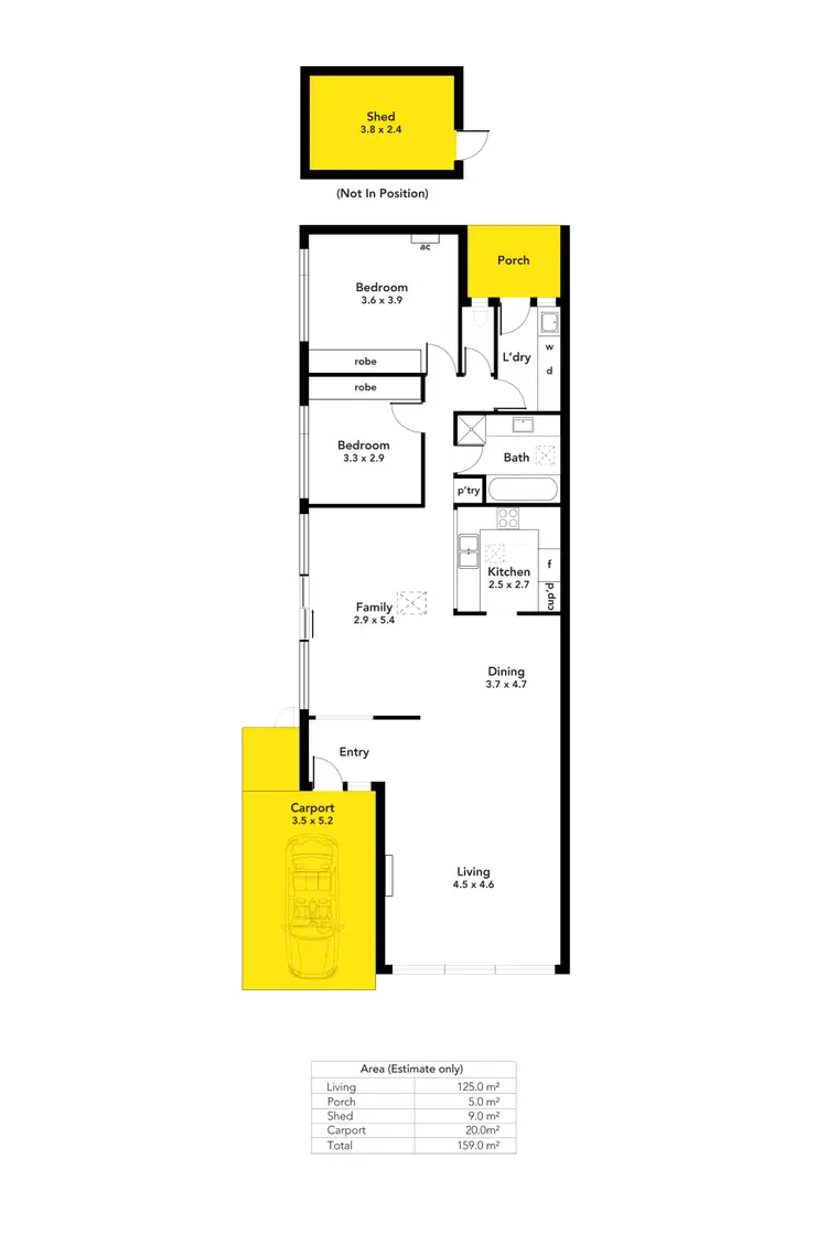Floorplan of Homely house listing, 43A Penfold Road, Magill SA 5072