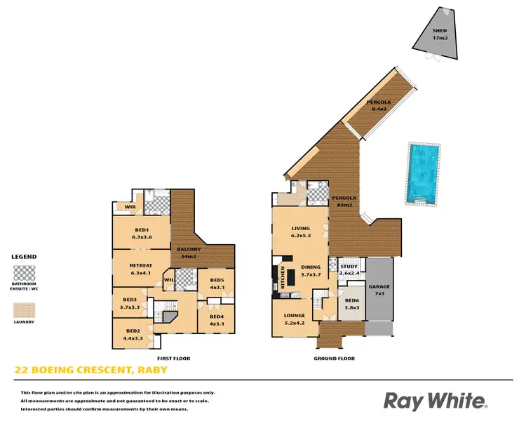 Floorplan of Homely house listing, 22 Boeing Crescent, Raby NSW 2566
