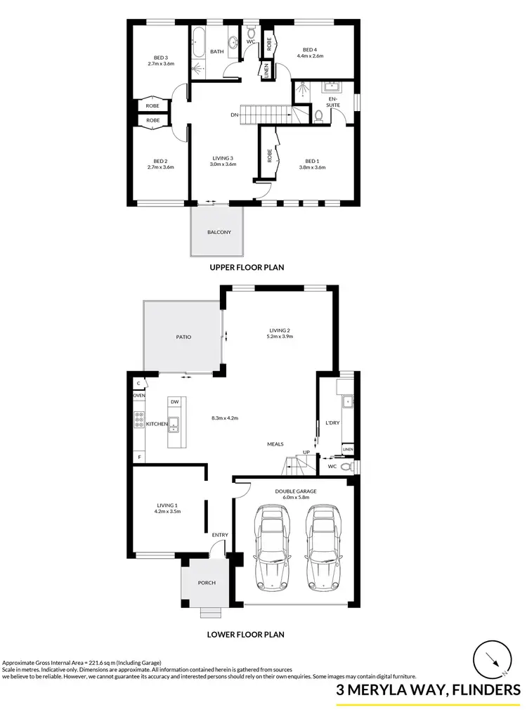 Floorplan of Homely house listing, 3 Meryla Way, Flinders NSW 2529