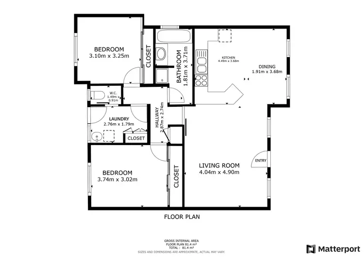 Floorplan of Homely unit listing, 4/141-143 Stradbroke Avenue, Swan Hill VIC 3585
