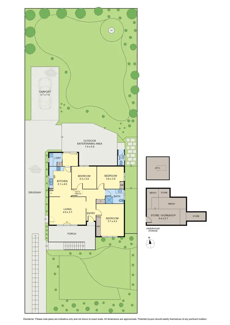 Floorplan of Homely house listing, 8 Devereaux Street, Oak Park VIC 3046