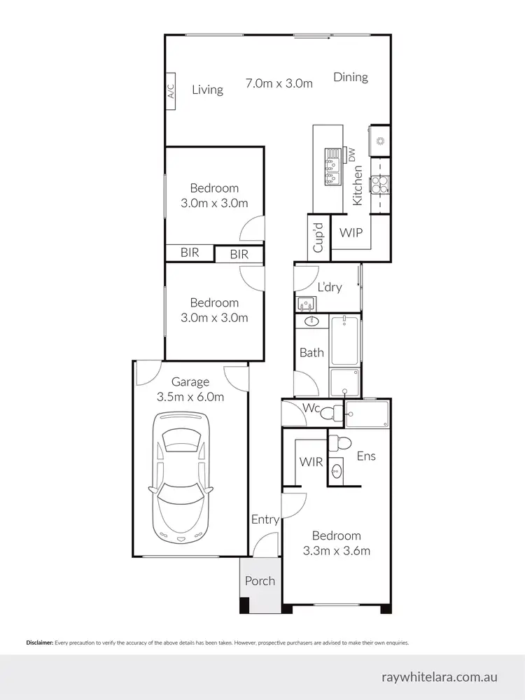 Floorplan of Homely house listing, 37 Brisbane Street, Lara VIC 3212
